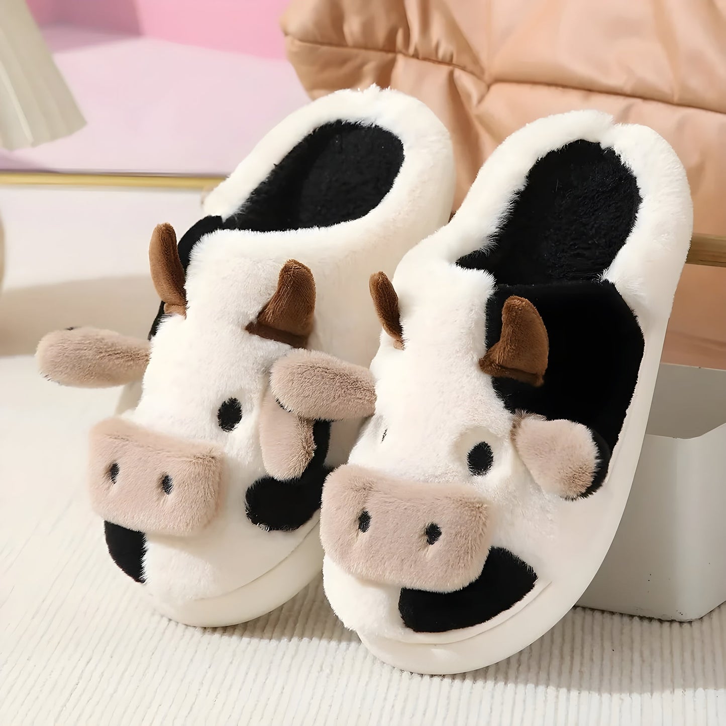 Wilburs Cozy Cow Slippers